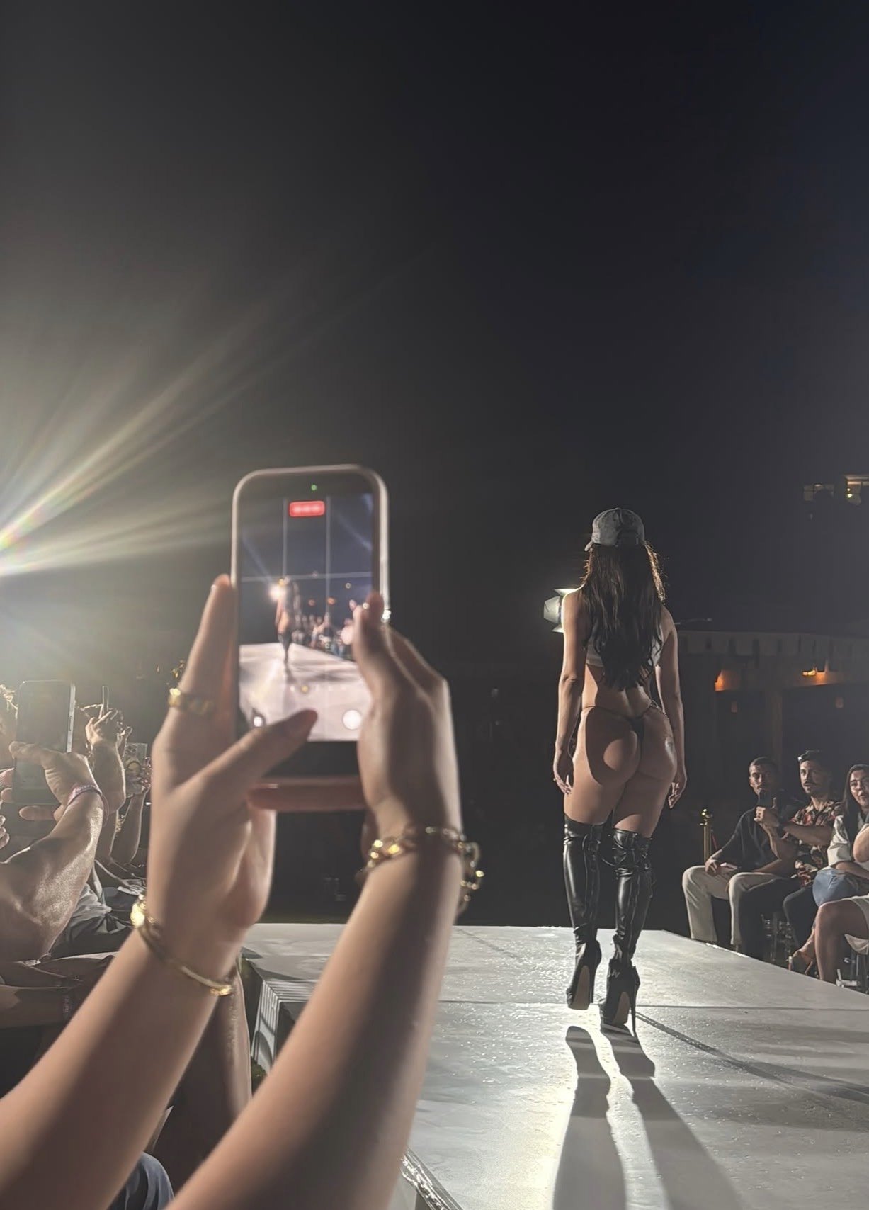 EXA · A view from the runway audience